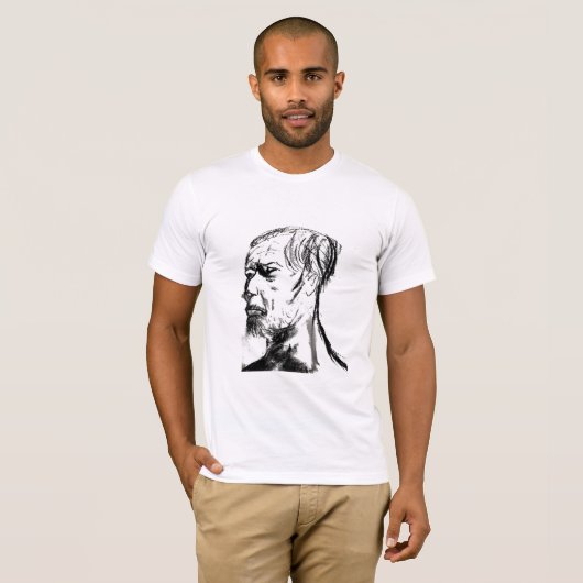 Oud gezicht t-shirt (Voorkant volledig)