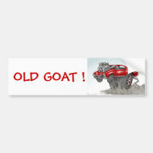 OUD GOAT! BUMPERSTICKER (Voorkant)