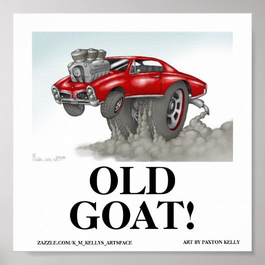 OUD GOAT! POSTER (Voorkant)