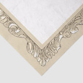 Oud  Gold Lijst-papier voor loskoppeling Tissuepapier (Detail)