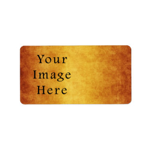  oud goudperkamentpapier blanco etiket