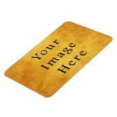 oud goudperkamentpapier blanco magneet (Linkerzijde)