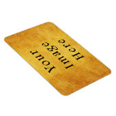 oud goudperkamentpapier blanco magneet (Rechterzijde)