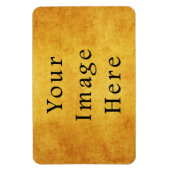 oud goudperkamentpapier blanco magneet (Verticaal)