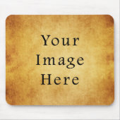  oud goudperkamentpapier blanco muismat (Voorkant)