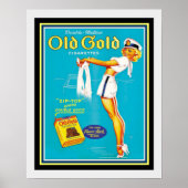 oud goudsigaretten Poster 16 x 20 (Voorkant)