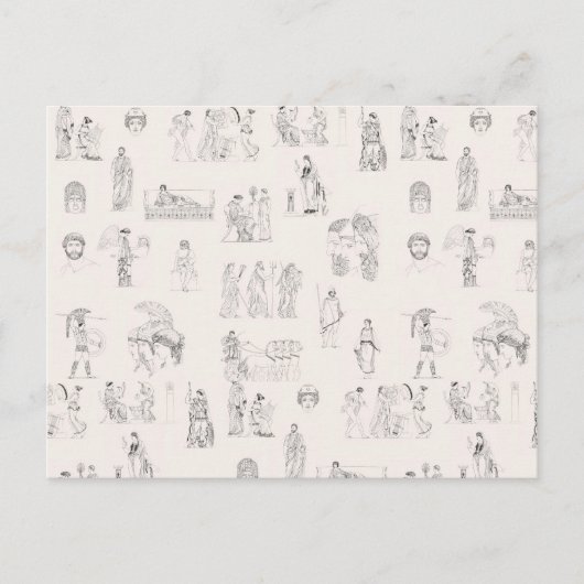 Oud-Griekenland Klassiek Grieks Geschiedenis Patro Feestdagenkaart (Voorkant)