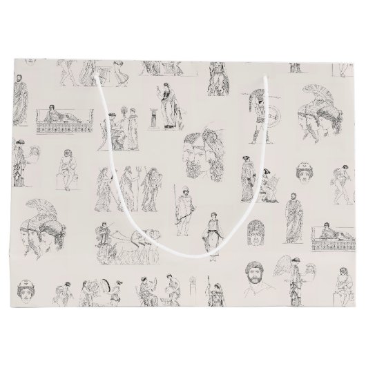 Oud Griekenland Klassiek Grieks Geschiedspatroon Groot Cadeauzakje (Achterkant)