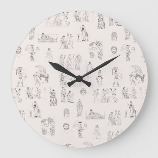 Oud Griekenland Klassiek Grieks Geschiedspatroon Grote Klok (Voorkant)