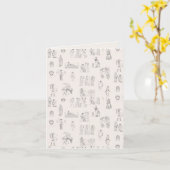 Oud Griekenland Klassiek Grieks Geschiedspatroon Kaart (Gele Bloem)