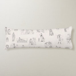 Oud Griekenland Klassiek Grieks Geschiedspatroon Lichaamskussen