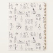 Oud Griekenland Klassiek Grieks Geschiedspatroon Planner (Achterkant)