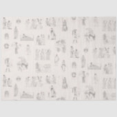 Oud Griekenland Klassiek Grieks Geschiedspatroon Tissuepapier (Voorkant)