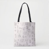 Oud Griekenland Klassiek Grieks Geschiedspatroon Tote Bag (Voorkant)