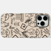 Oud-Griekenland Lijnkunstpatroon Case-Mate iPhone Case (Achterkant (horizontaal))