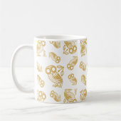 Oud-Grieks Atheens Uilpatroon  Koffiemok (Links)
