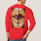 "Oud Grieks Evil Eye T-shirt (Achterkant)
