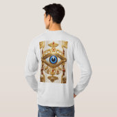 "Oud Grieks Evil Eye T-shirt (Achterkant volledig)
