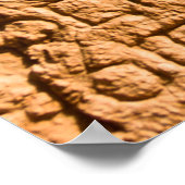 oud Grieks schrijven gegrift op steen Poster (Hoek)