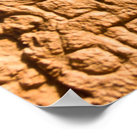 oud Grieks schrijven gegrift op steen Poster (Hoek)