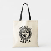 Oud-Griekse drama theatermaskers Tote Bag (Achterkant)