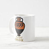 Oud-Griekse Keramiek Koffiemok (Voorkant links)