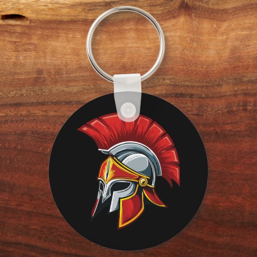 Oud-Griekse Korinthische helm Sleutelhanger (Voorkant)