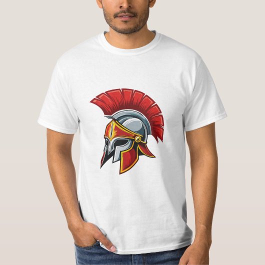 Oud-Griekse Korinthische helm T-shirt (Voorkant)