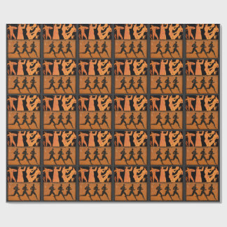 Oud-Griekse vazen - Sport Cadeaupapier