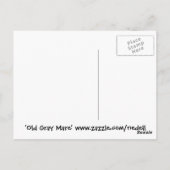 Oud grijs Briefkaart (Achterkant)