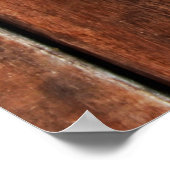 Oud grijs gehouten mapje, zwart, blanco, bord poster (Hoek)