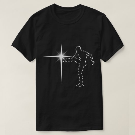  oud grijs klokkensymbool Klassiek T-Shi T-shirt (Design voorkant)