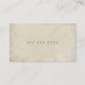 Oud Grungy Papier Visitekaartje (Achterkant)