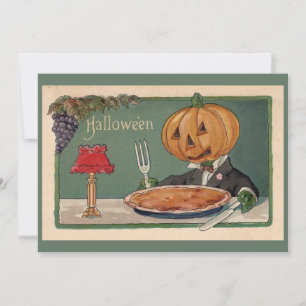 oud-halloween aanpasbare kunst feestdagenkaart