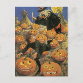 OUD Halloween Briefkaart, Retro Witchery Briefkaart (Voorkant)