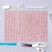 Oud Handgeschreven Brief Tissuepapier (Craft)