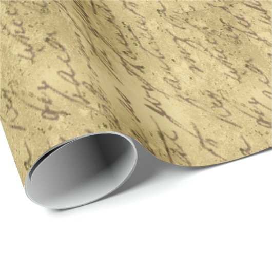 Oud  handschrift inpakpapier (Rol Hoek)