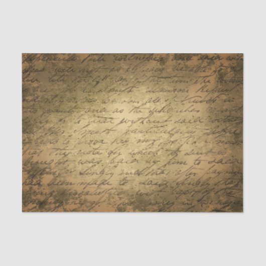 Oud handschrijfpapier tissuepapier (Voorkant)