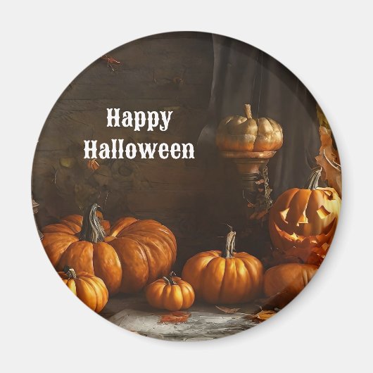 Oud Happy Halloween Home Collectie Magneet (Voorkant)