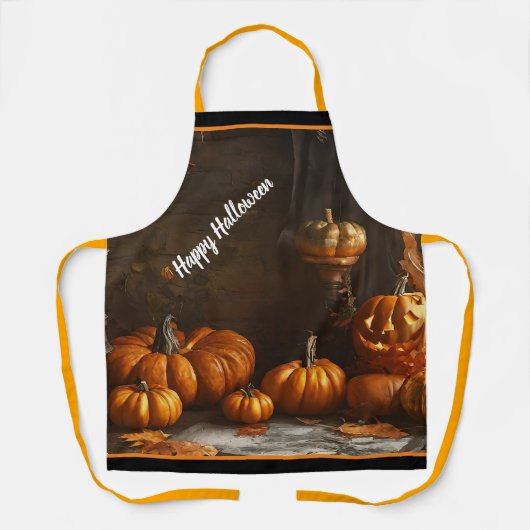 Oud Happy Halloween Home Collectie Schort (Voorkant)