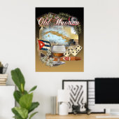 oud havanna poster (Thuiskantoor)