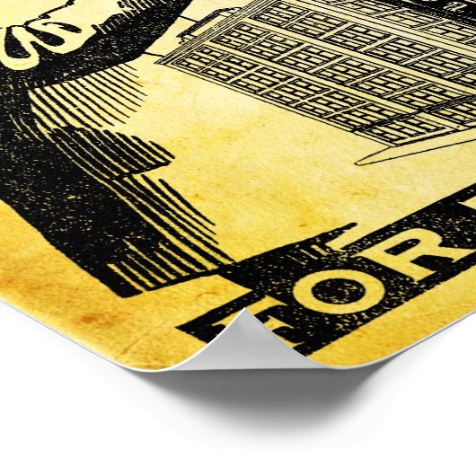  oud Henry Whiskey-Poster Poster (Hoek)