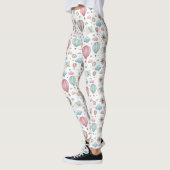 Oud hete luchtballonpatroon (1) leggings (Links)