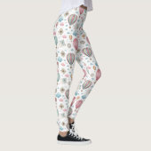 Oud hete luchtballonpatroon (1) leggings (Rechts)