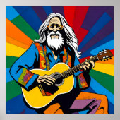 Oud Hippy Poster (Voorkant)