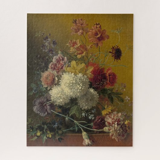 Oud-Hollandse Meester Bloemstuk Georgius van Os 18 Legpuzzel (Verticaal)