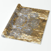 Oud Hollywood Chic Elegant Cadeaupapier (Uitgerold)