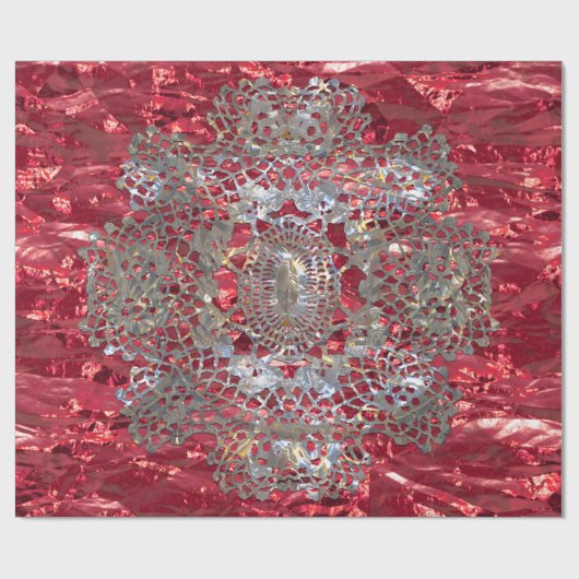 Oud Hollywood Chic Elegant Holiday Wrapping Paper Cadeaupapier (Vlak)