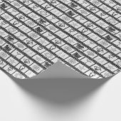 Oud Hollywood Film Wrapping Paper Cadeaupapier (Hoek)