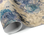 Oud honingbijpatroon  cadeaupapier (Rol Hoek)